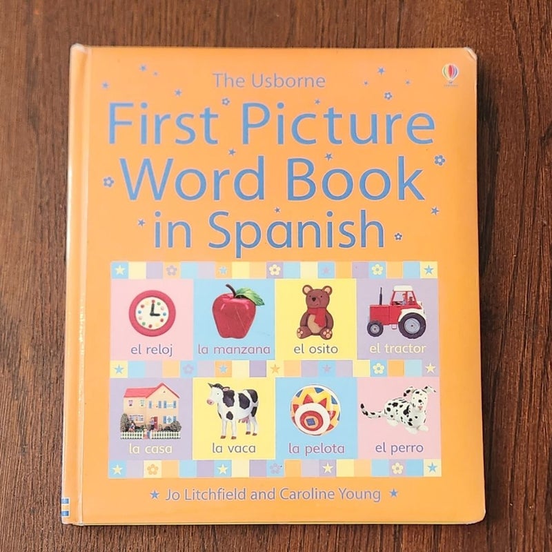 The Usborne First Picture Word Book in Spanish