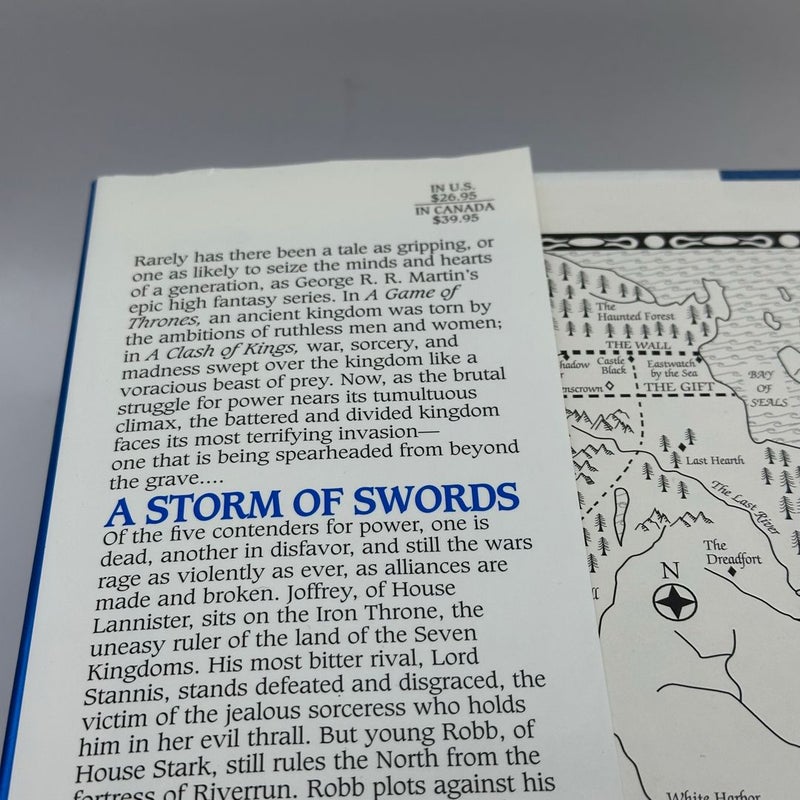 A Storm of Swords (true 1st edition 1st printing)