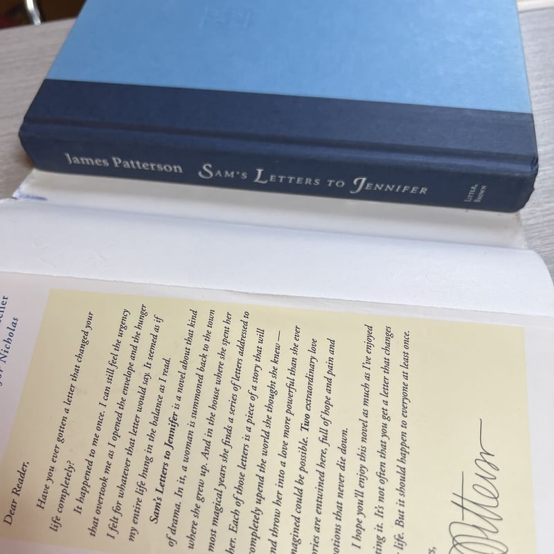 Sam's Letters to Jennifer by James Patterson, Hardcover | Pangobooks