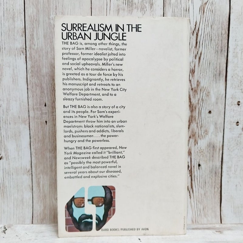 1974 The Bag by Sol Yurick | 1st Bard Printing PB - Crime Fiction