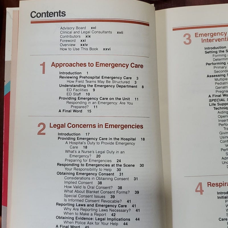 Emergencies-Nurse's Reference Library 