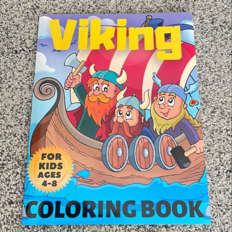 Viking Coloring Book for Kids