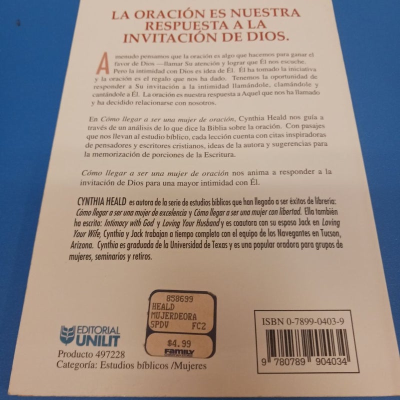 Como Llegar a Ser una Mujer de Oracion