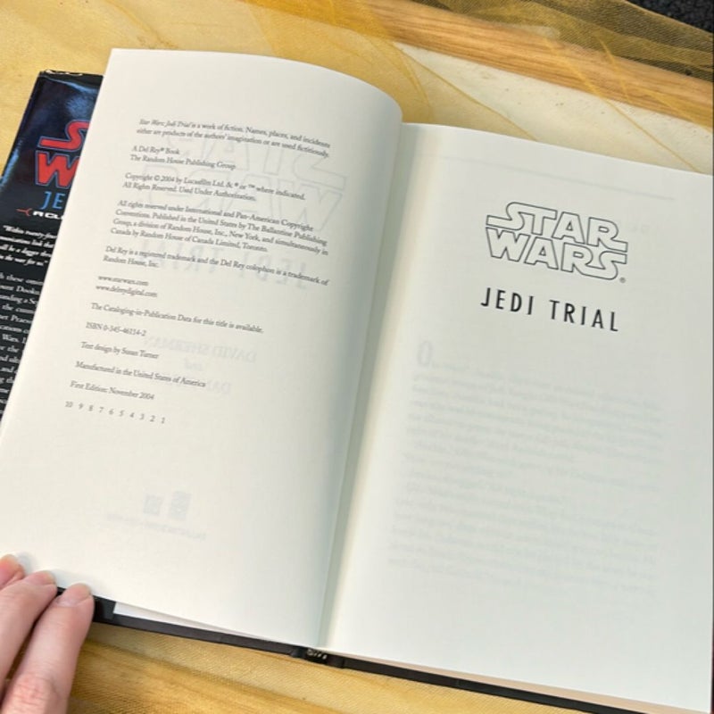 FIRST EDITION Star Wars A Clone Wars Novel: Jedi Trial