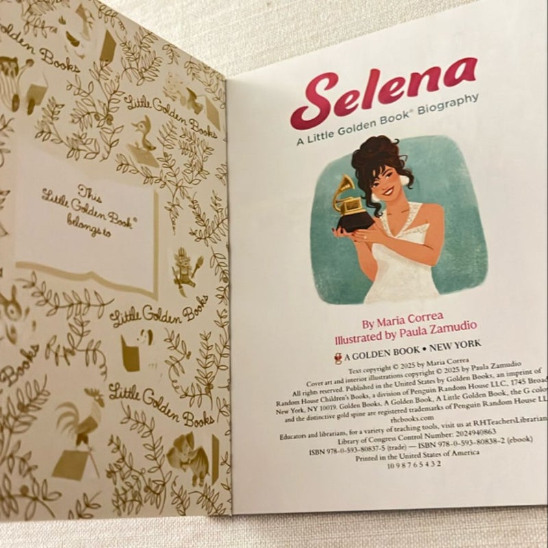 Selena: a Little Golden Book Biography