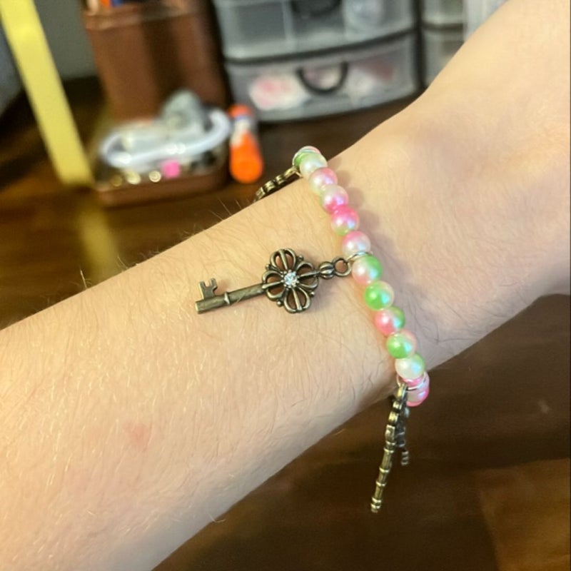 Keys To The Spring Court - Handmade Bead Bracelet