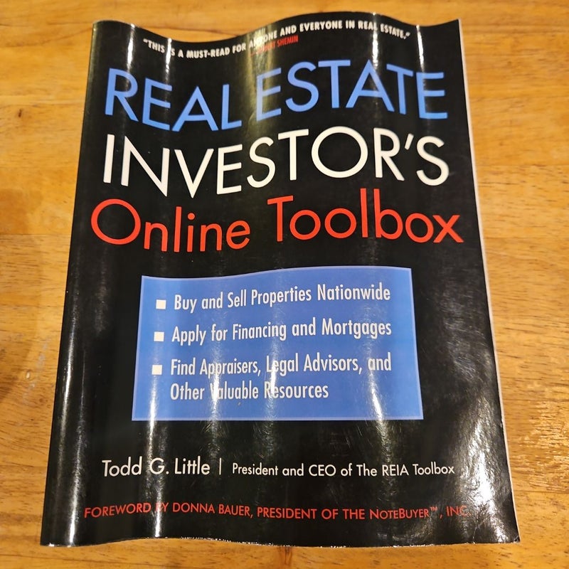 Real Estate Investor's Online Toolbox