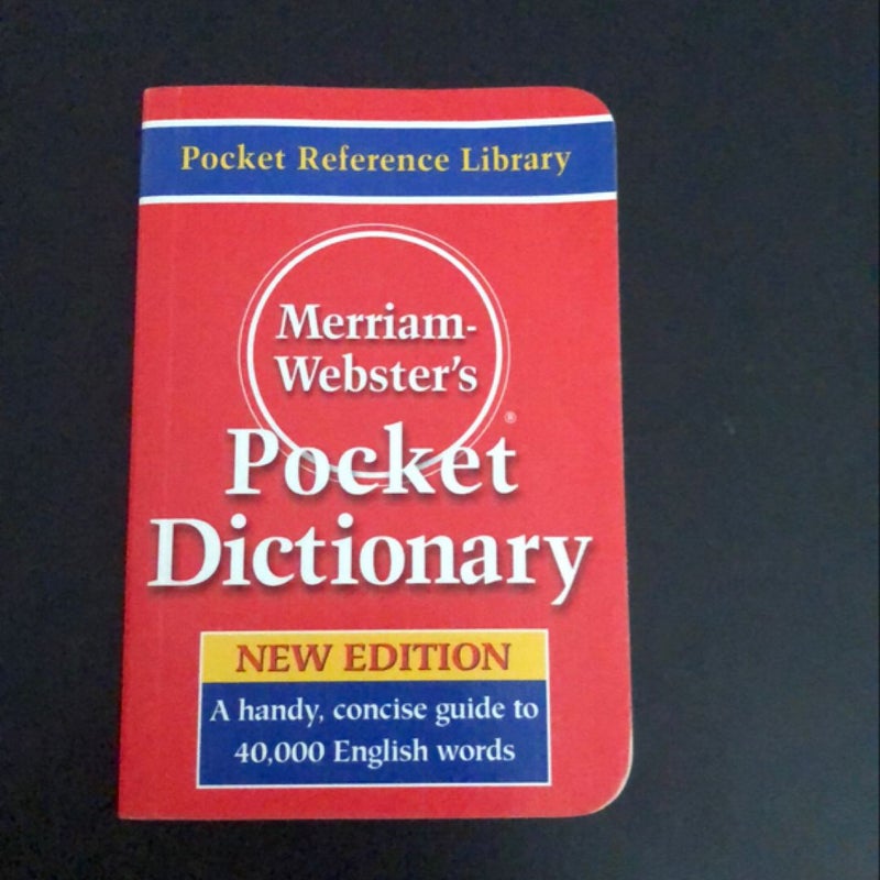 Merriam-Webster's Pocket Dictionary