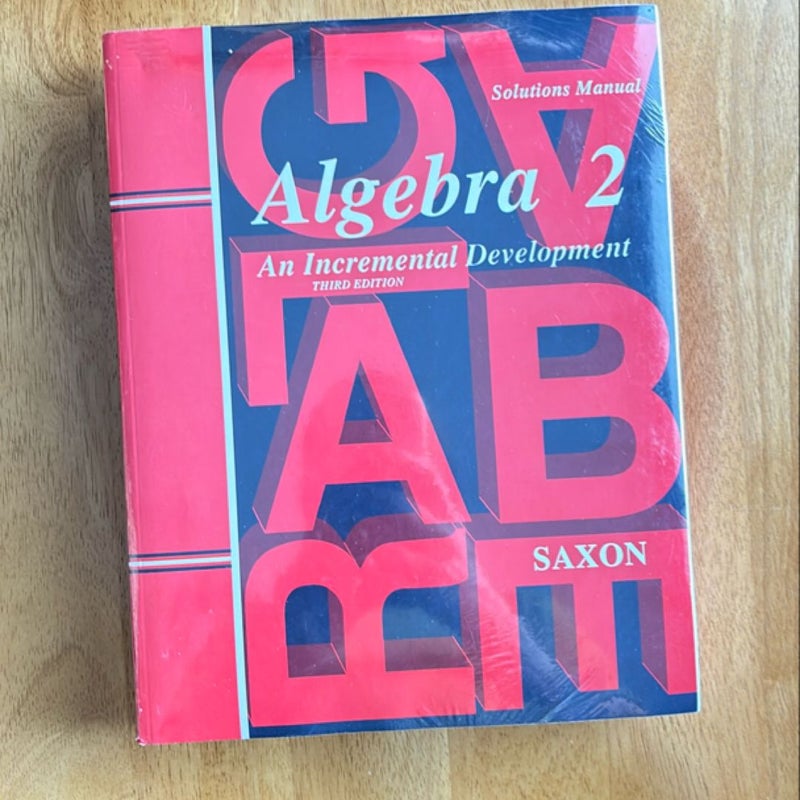 Saxon Algebra 2 Homeschool Kit