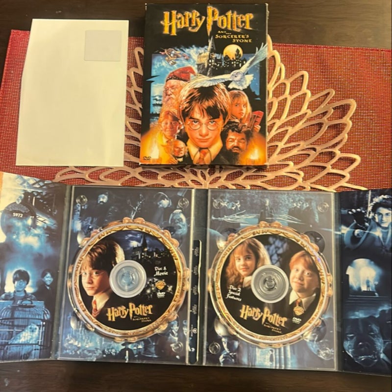 Harry Potter and the Sorcerer's Stone DVD 📀  2 Disc Set