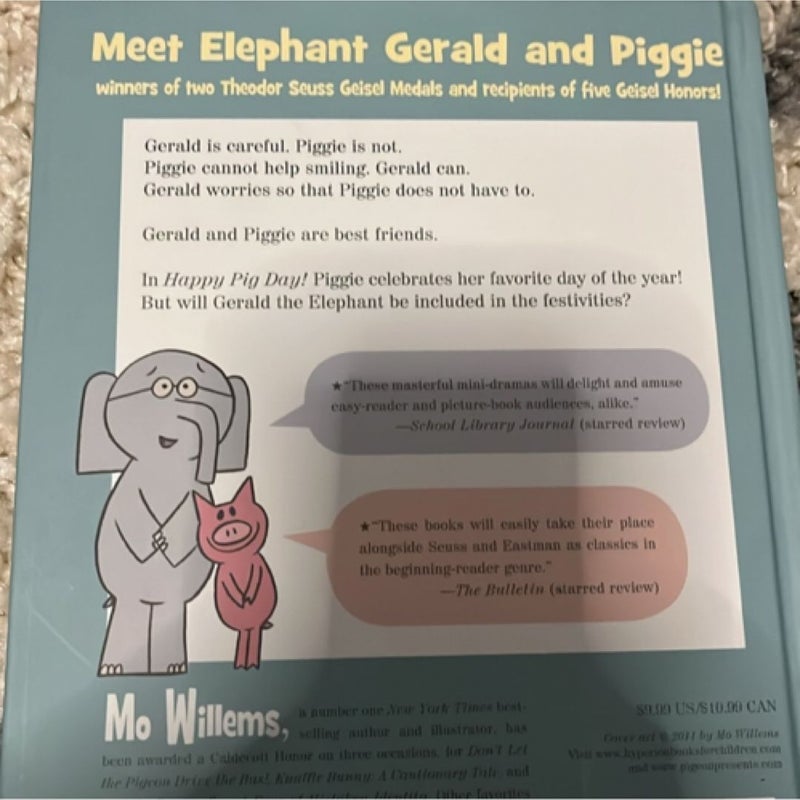 Happy Pig Day! (an Elephant and Piggie Book)