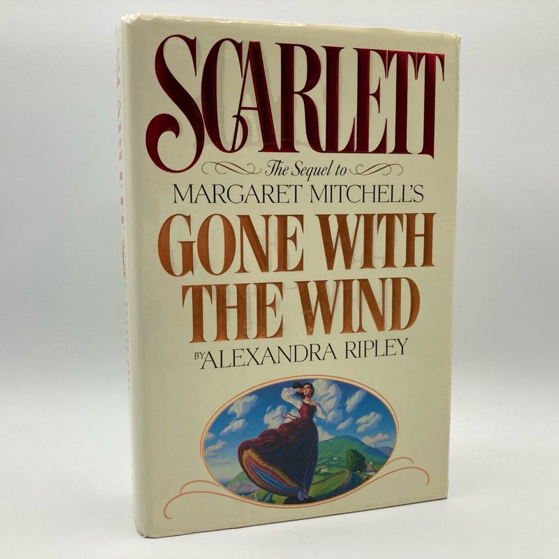 Scarlett Gone With The Wind Sequel Book 1st Edition Alexandra Ripley HB