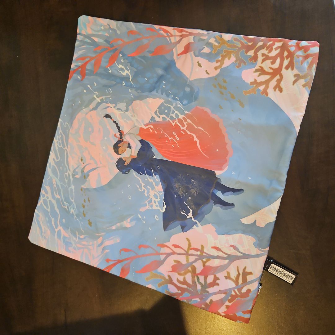 The Girl Who Fell Beneath the Sea Cushion Cover/Pillowcase