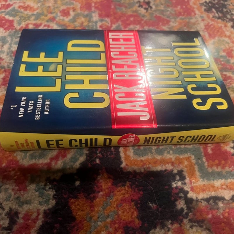 Night School by Lee Child First Edition SIGNED