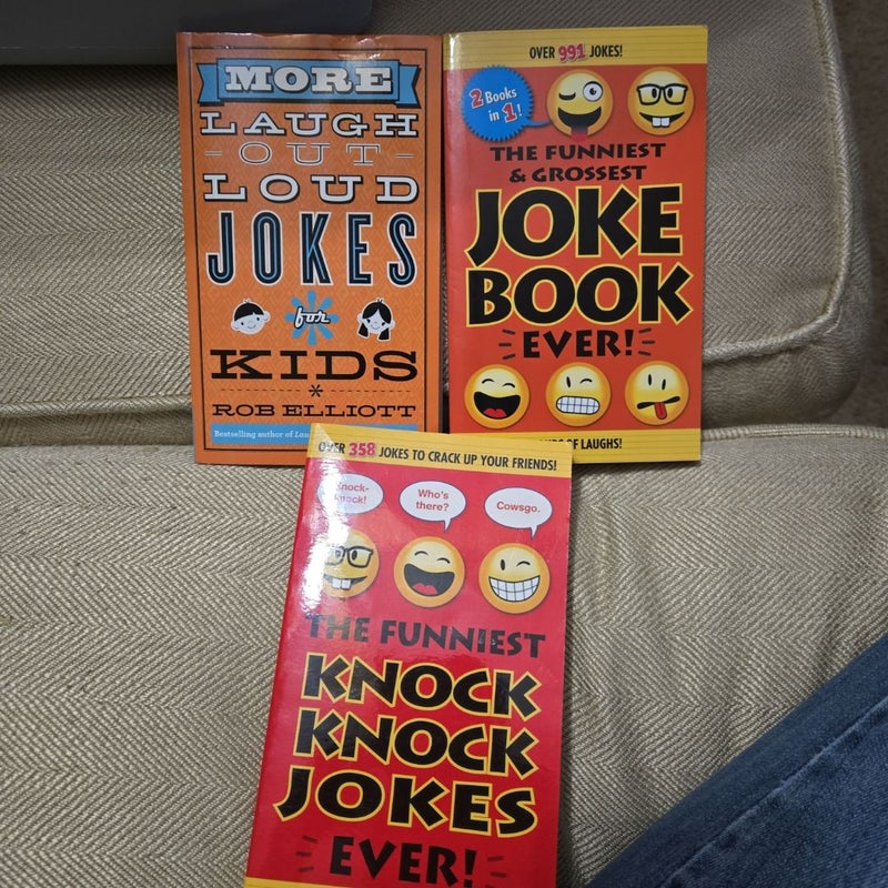 Set of 3 Joke Books