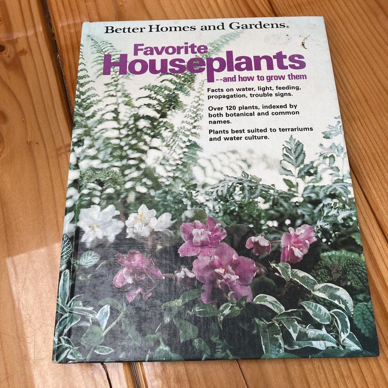 Better Homes and Gardens Favorite Houseplants