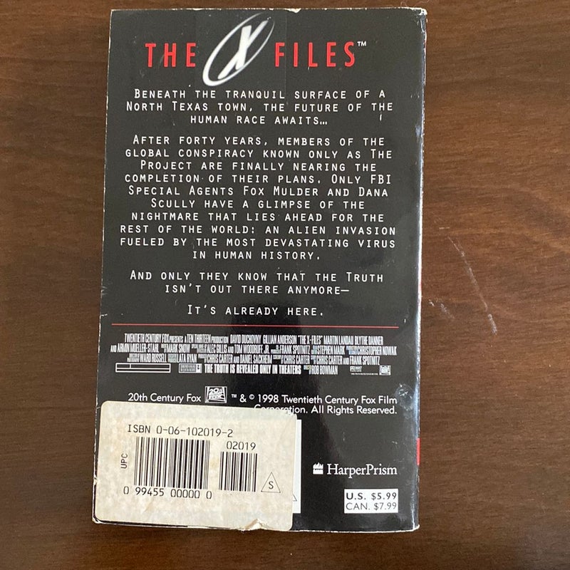 X-Files Film Novel Adapted for Young Readers