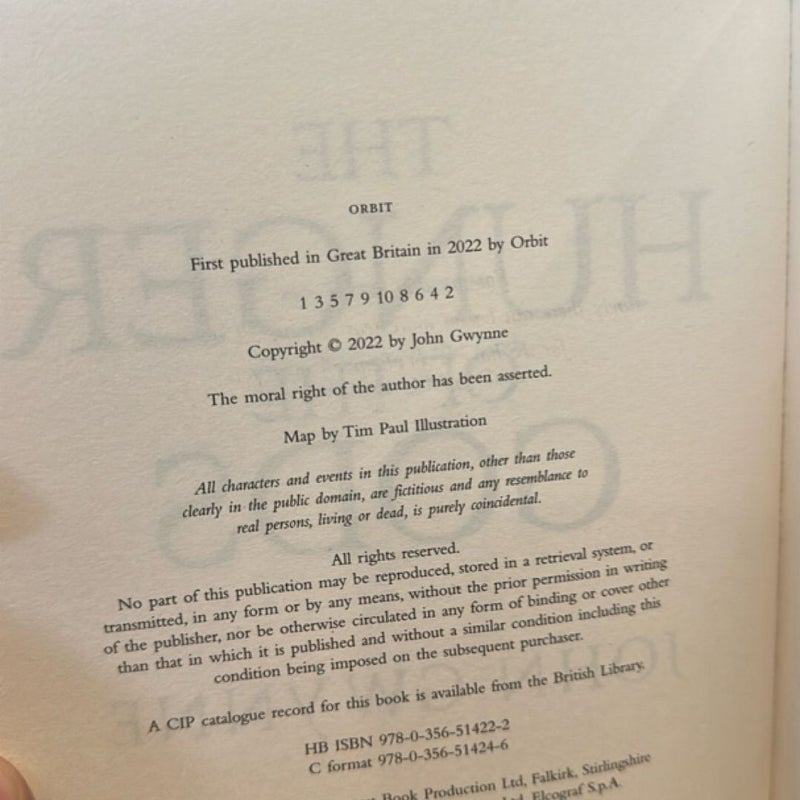 The Bloodsworn Saga First Editions (The Shadow of the Gods, The Hunger of the Gods, SIGNED The Fury of the Gods)