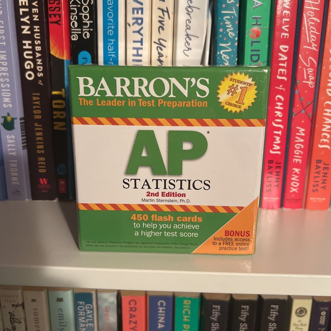 Barron's AP Statistics Flash Cards By Martin Sternstein, Hardcover ...