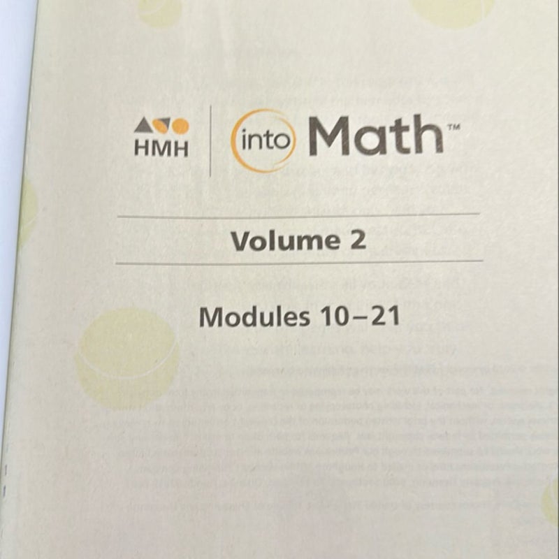 HMH into Math Modules 10-21