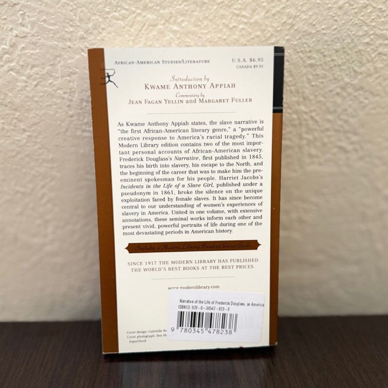 Narrative of the Life of Frederick Douglass, an American Slave and Incidents in the Life of a Slave Girl