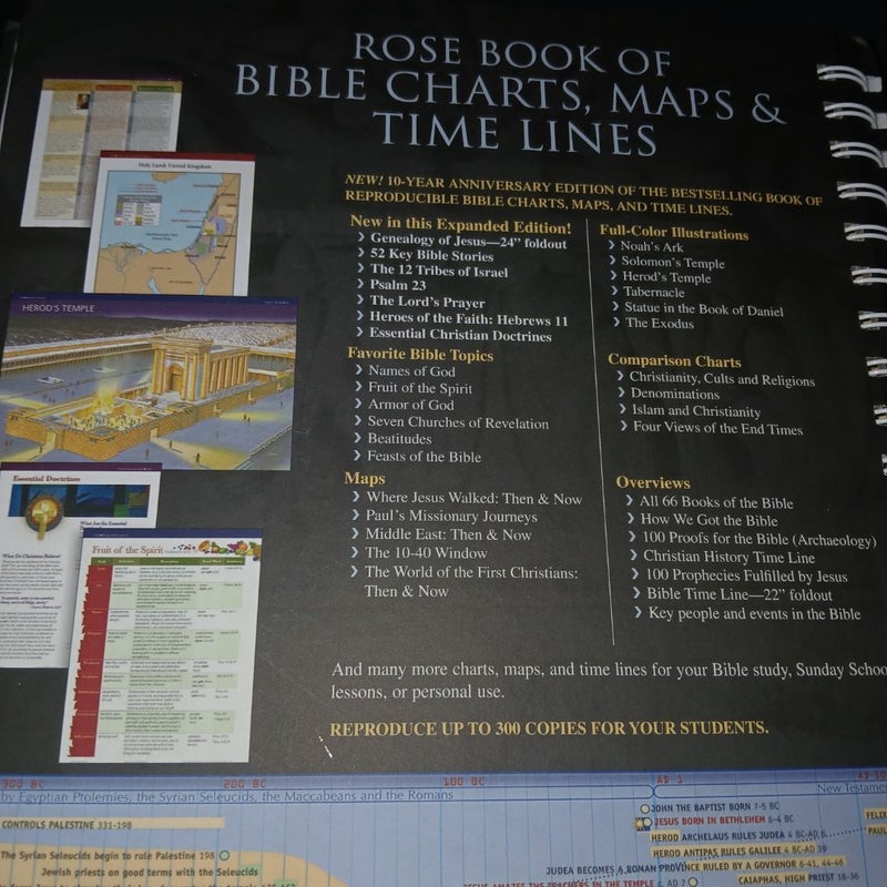 Rose Book of Bible Charts, Maps, and Time Lines