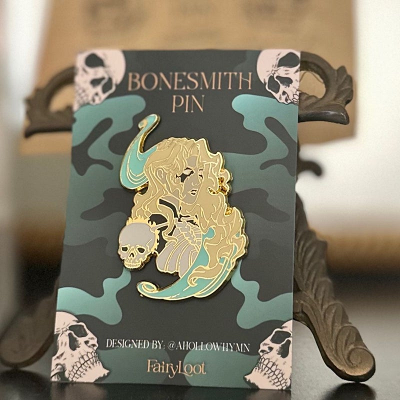 Bonesmith Glow in the Dark pin : Fairyloot 