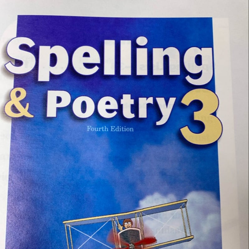 Abeka Spelling and Poetry 3 Fourth Edition