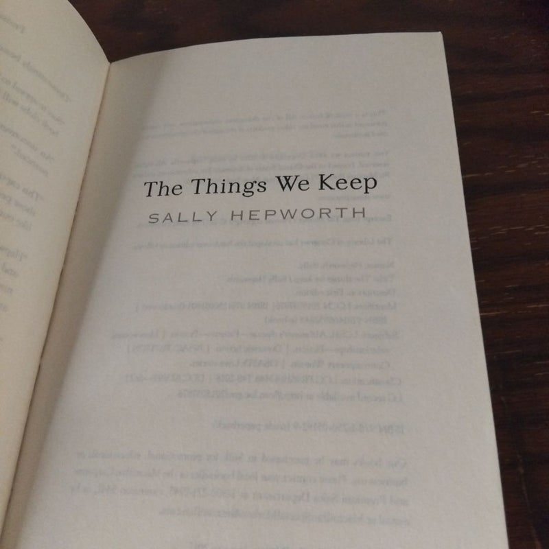 The Things We Keep