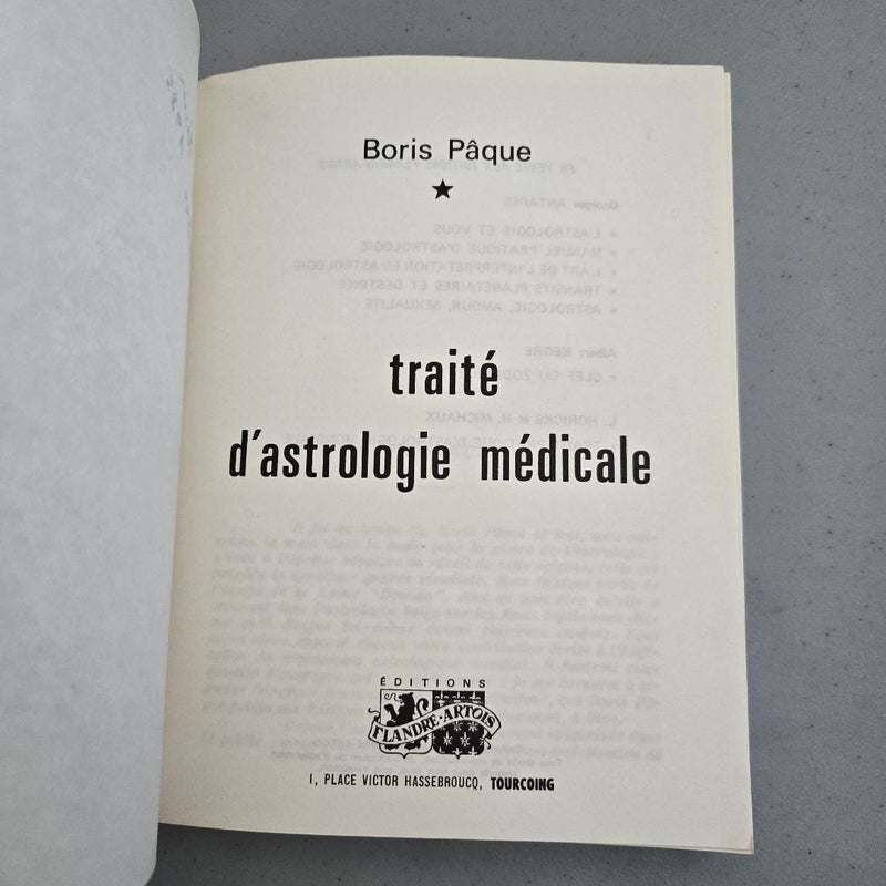 Traité d'astrologie médicale