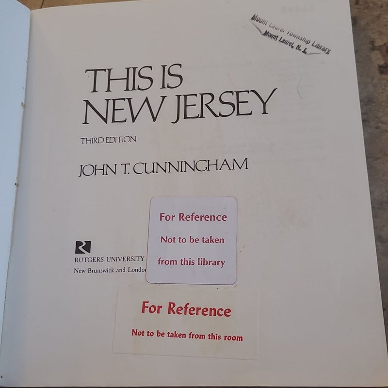 This is New Jersey third edition 