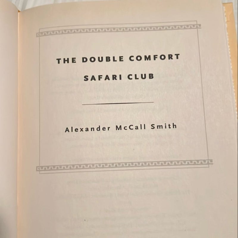 The Double Comfort Safari Club