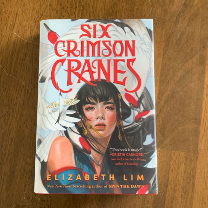 Six Crimson Cranes