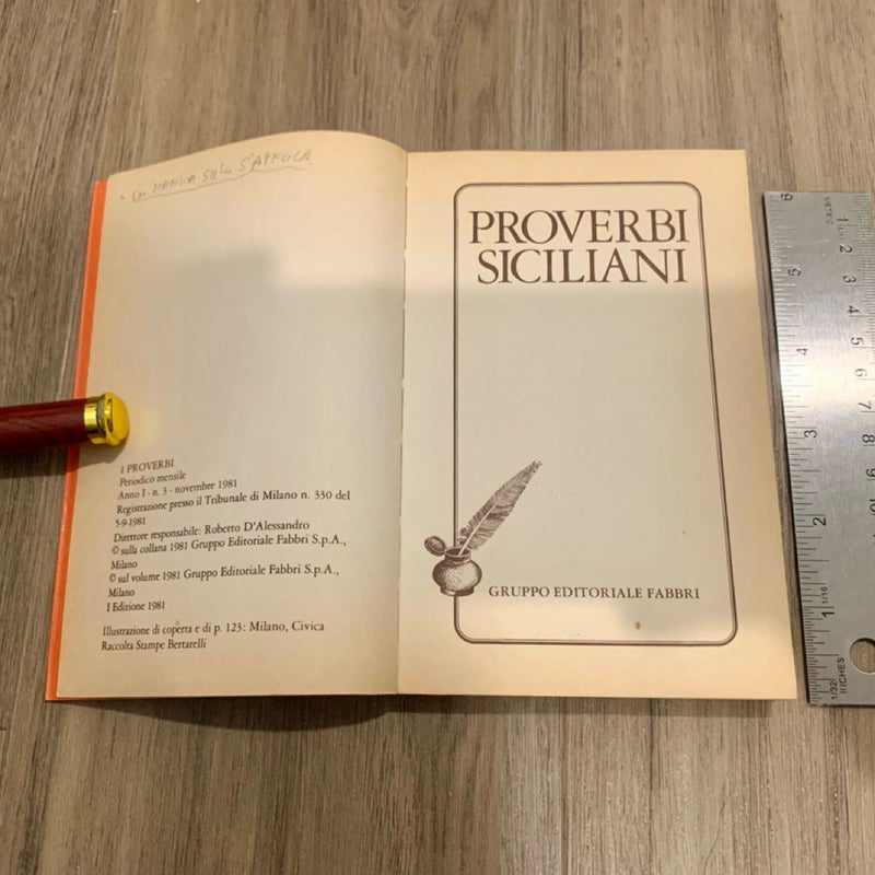  Proverbi Siciliani