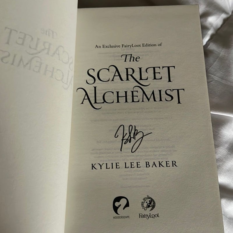 The Scarlet Alchemist Fairyloot edition SIGNED