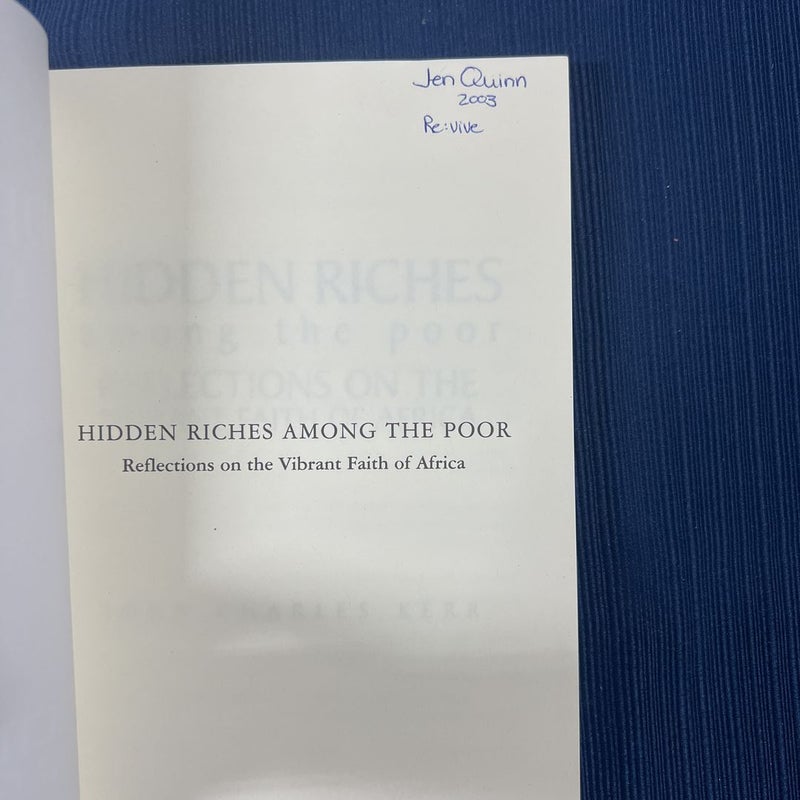 Hidden Riches among the Poor