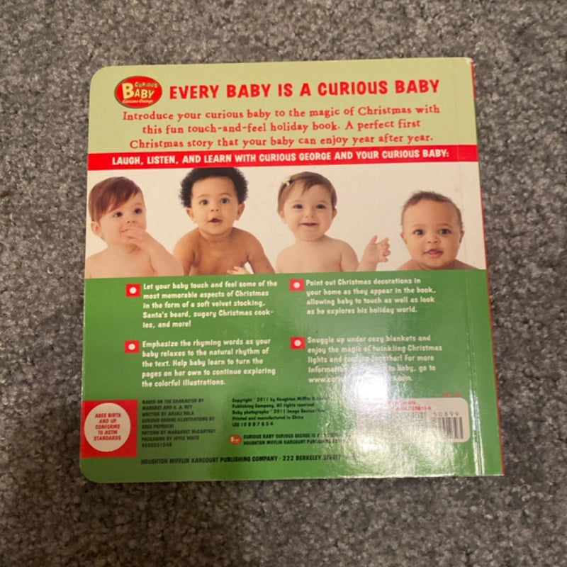 Curious Baby Curious about Christmas Touch-And-Feel Board Book