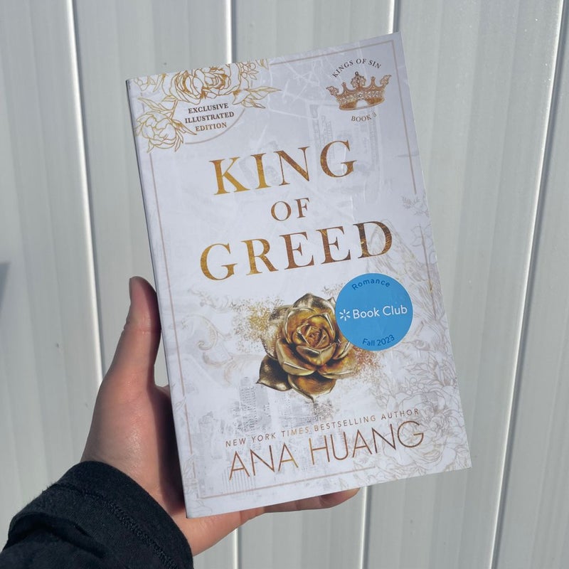 King of Greed by Ana Huang Paperback Book Illustrated Edition Romance Special