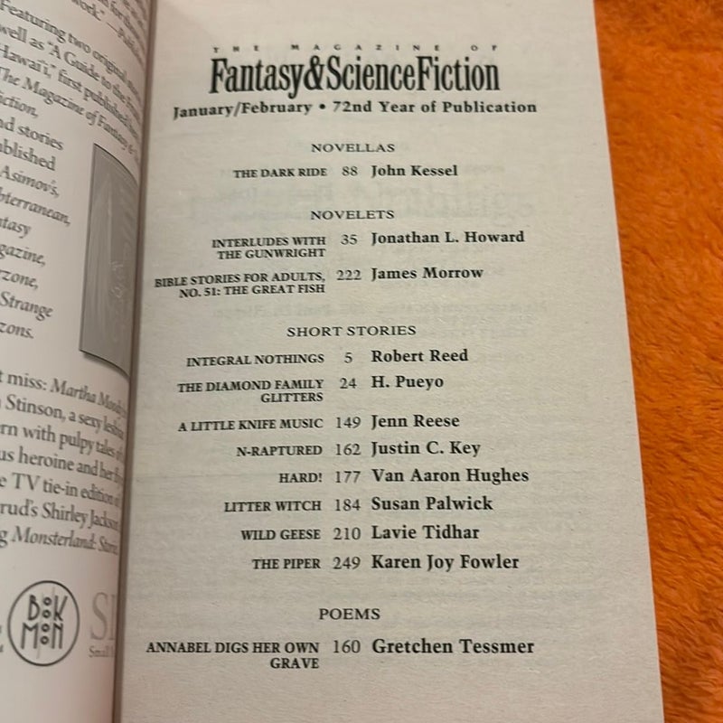Fantasy & Science Fiction January/February 2021
