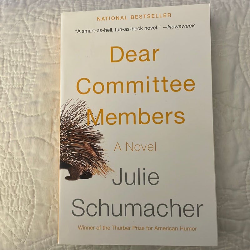 Dear Committee Members