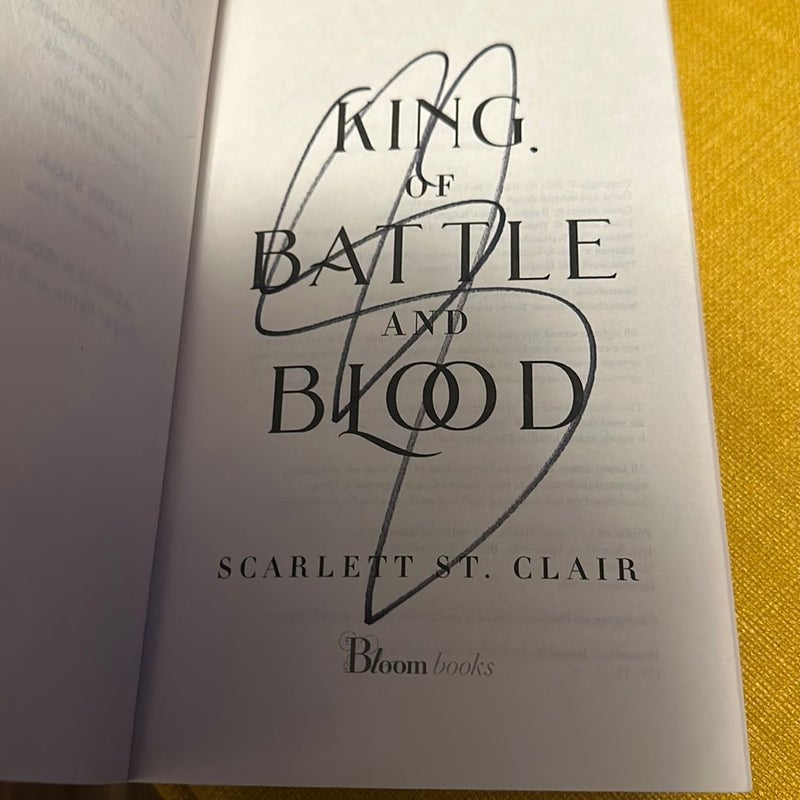 (Signed) King of Battle and Blood