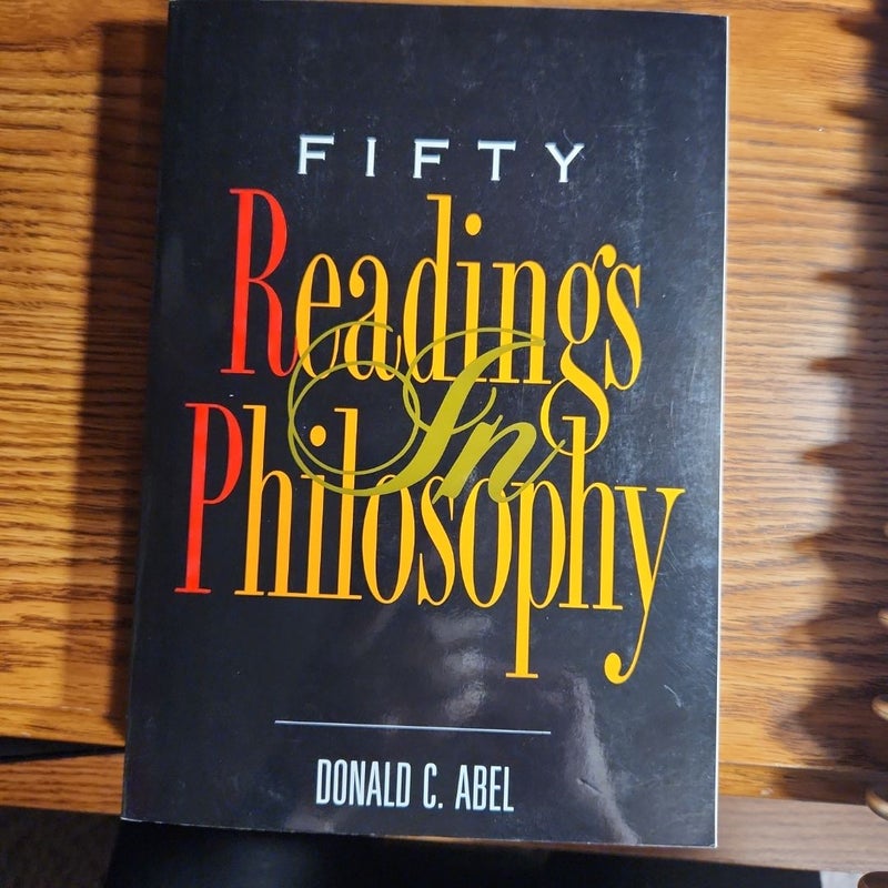 Fifty Readings in Philosophy