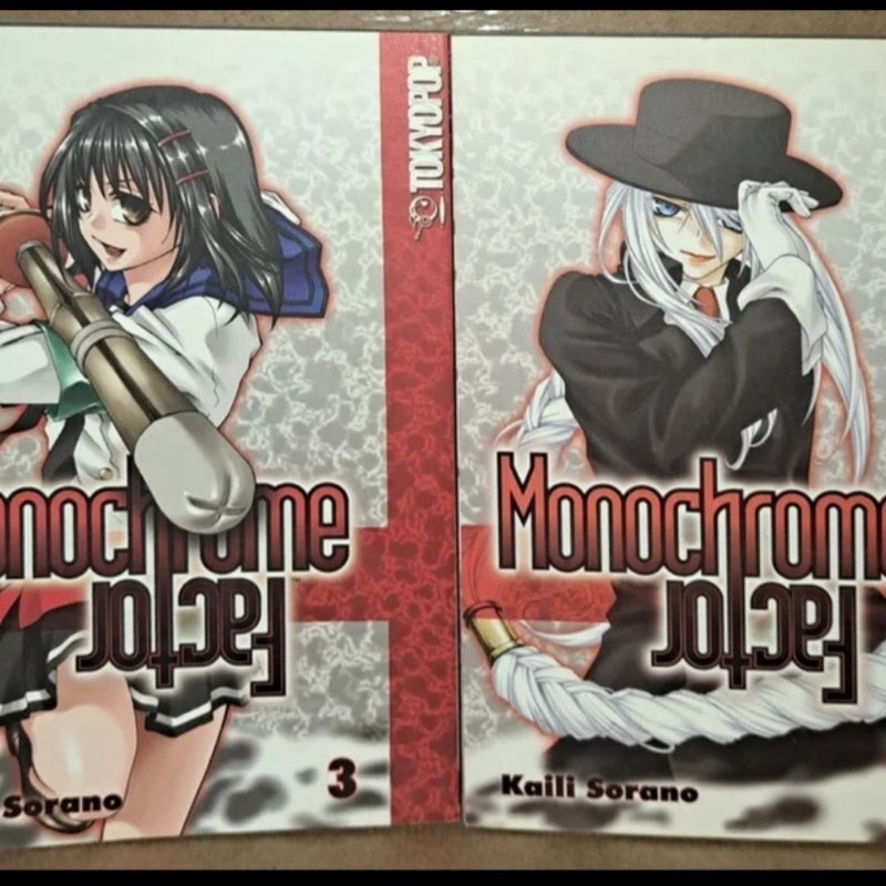 Monochrome Factor Manga Volume 2-4