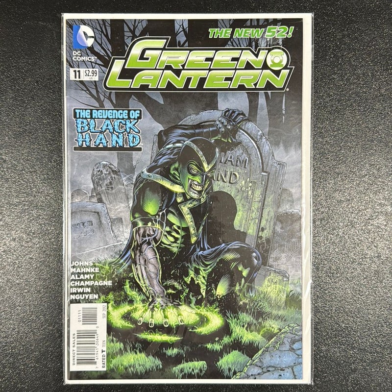 Green Lantern # 11 Sept 2012 The New 52 The Revenge of Black Hand DC Comics 