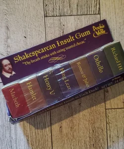 Bookish Shakespearean Insult Gum