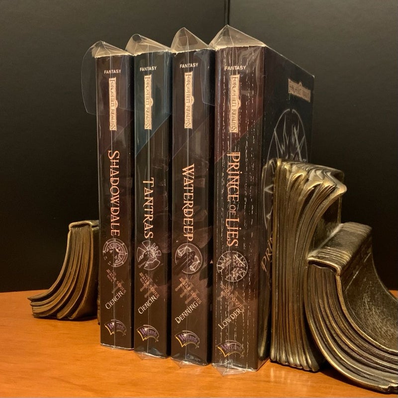 Forgotten Realms: Avatar Series 1-4: Shadowdale, Tantras, Waterdeep, Prince of Lies, Reprint Editions