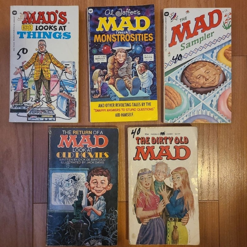 Vintage MAD Magazine Paperbacks from the 1970's