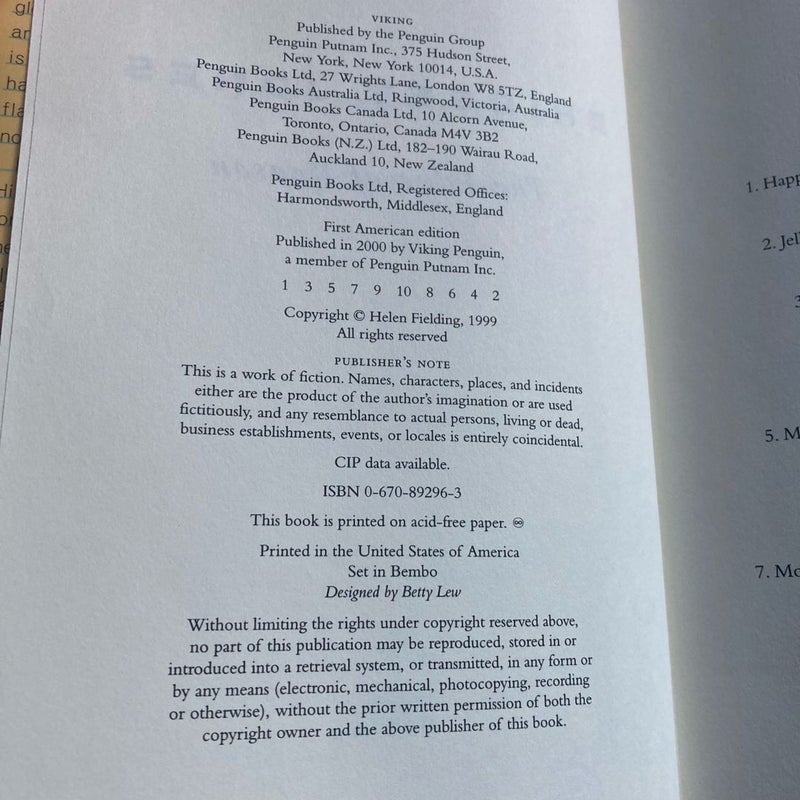 The Edge of Reason First Edition 