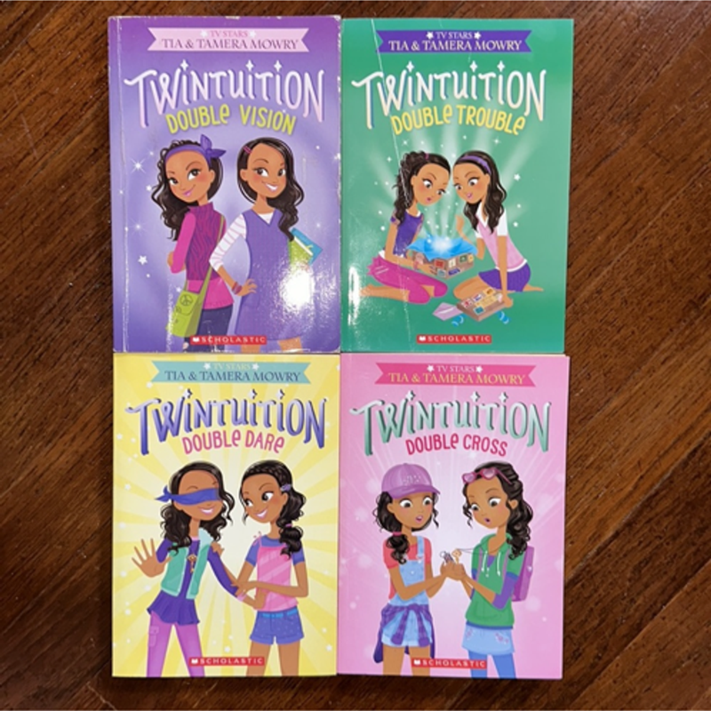 4 Piece Bundle Tia & Tamera Mowry Sister Sister Twintuition Softcover Books