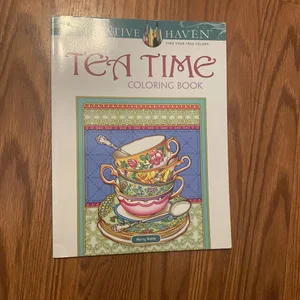 Creative Haven Teatime Coloring Book